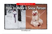 How to Make a Snow Person
