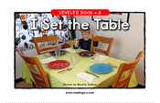 I Set the Table